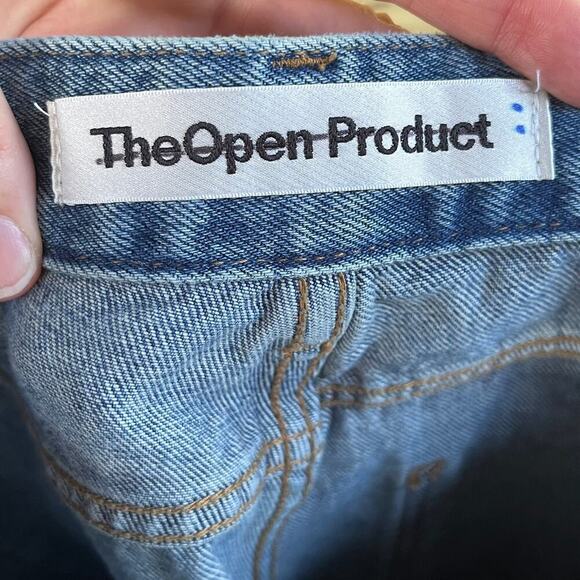 TheOpen Product Women's Super High Rise Ripped Knee Jeans Size 2 (30" Waist) - Picture 8 of 9